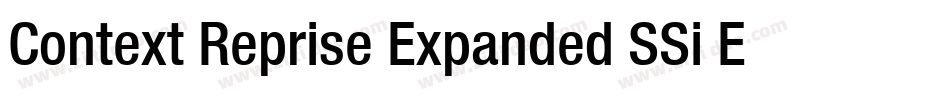 Context Reprise Expanded SSi Expanded字体转换